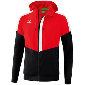 1032001-jacka-med-huva-erima-tracktop-squad-rod-svart-vit
