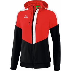 1032012-jacka-med-huva-for-kvinnor-erima-tracktop-squad-rod-svart-vit