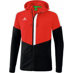 1032045-jacka-med-huva-erima-training-rod-svart-vit