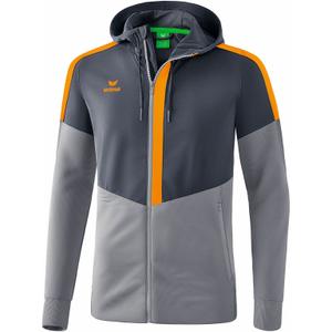 1032048-jacka-med-huva-erima-training-morkgra-ljusgra-orange