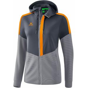 1032059-jacka-med-huva-for-kvinnor-erima-training-morkgra-ljusgra-orange