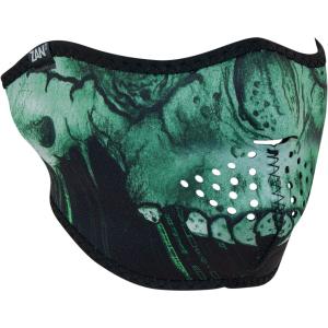 wnfm452h-halv-motorcykel-balaclava-zan-headgear-cyber-skull-gron-svart-tu