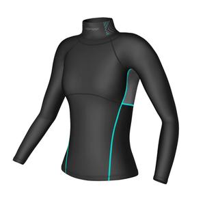30190-bl-gr-langarmad-damjersey-med-uppstaende-krage-shock-doctor-ultra-comp-svart-gra