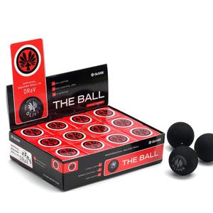 51072-uppsattning-med-12-dubbla-squashbollar-oliver-sport-90-svart-gul-tu