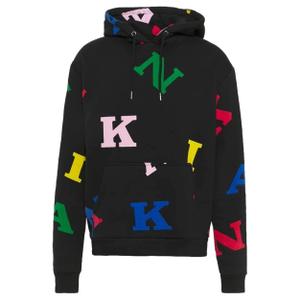 6093653-un-sweatshirt-med-huva-karl-kani-retro-logo-mangfargad
