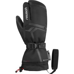 6101955-7702-skidhandskar-reusch-down-spirit-gtx-lobster-svart-silver