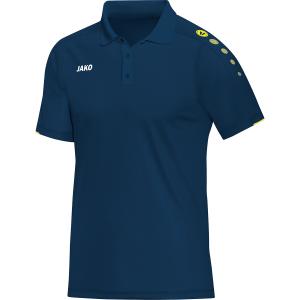 6350-u-42-polo-jako-classico-midnattsbla-lemongul