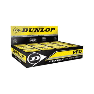 700108-uppsattning-med-12-squashbollar-dunlop-pro-svart-tu
