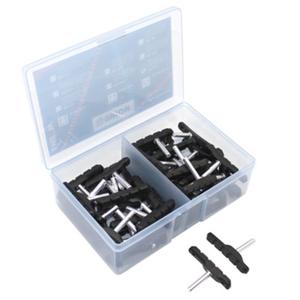 7357-uppsattning-med-25-par-bromsbelaggshallare-for-mountainbike-med-avtagbara-axlar-newton-72-mm-svart-72-mm