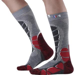 pwtkxl-03-strumpor-monnet-trek-extra-light-gra-svart-rod