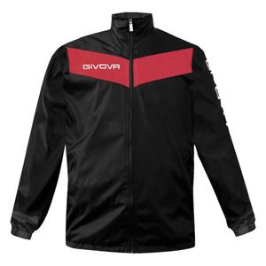 rj005-1012-stickad-vattentat-jacka-for-barn-givova-svart-rod