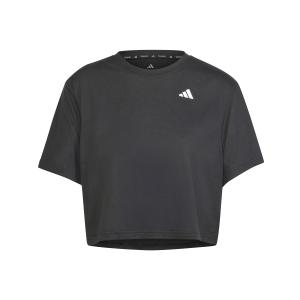 jc9555-t-shirt-for-kvinnor-adidas-workout-essentials-boxy-svart