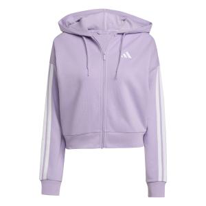 jy3135-huvtroja-med-hel-dragkedja-for-kvinnor-adidas-essentials-3-stripes-powplu-white