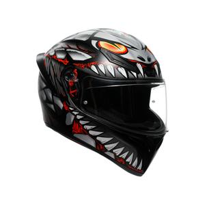 2118394001-044-helhjalm-for-motorcykel-agv-k1-s-e2206-lyzard-matt-black-grey-red