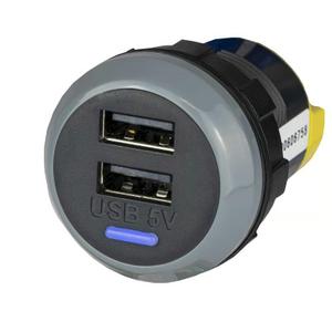 pvpro-aaff-dubbel-usb-laddare-for-panelmontering-alfatronix-svart-gra-tu