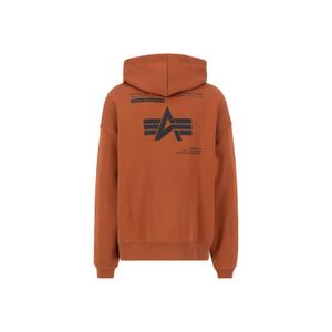 146336-709-huvtroja-med-tryck-pa-baksidan-alpha-industries-logo-hasselbrun