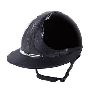 ecl-premgblks-cla-polohjalm-med-blanka-visir-antares-shagreen-premium-svart