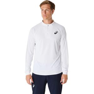 2041a321-100-langarmad-troja-med-1-2-dragkedja-asics-match-briljant-vit