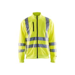 335819743300-3358-sweatshirt-med-dragkedja-och-hog-synlighet-blaklader-neongul