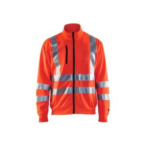 335819745500-3358-sweatshirt-med-dragkedja-och-hog-synlighet-blaklader-rod
