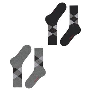 21102-3390-strumpor-burlington-everyday-argyle-x2-ljusgra-40-46