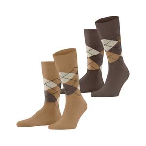 21102-5152-strumpor-burlington-everyday-argyle-brunt-socker-40-46