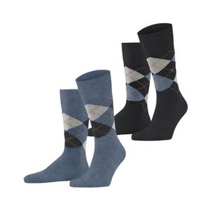 21102-6797-strumpor-burlington-everyday-argyle-x2-denim-mel-40-46