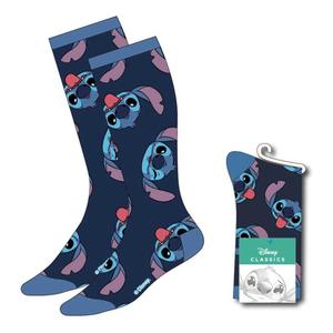 cer2900002542-strumpor-cerda-lilo-stitch-s-face-bla-svart-rosa-36-43
