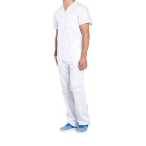 chwwe670-white-t-shirt-med-v-ringning-cherokee-wht