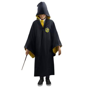 hpe560038-trollkarlsponcho-for-barn-cinereplicas-harry-potter-hufflepuff-svart-tu