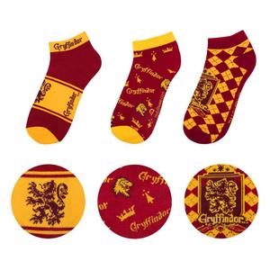 hpe60662-strumpor-cinereplicas-harry-potter-gryffindor-x3-rod-gul-35-45