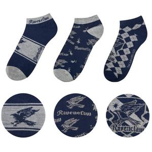 hpe60664-strumpor-cinereplicas-harry-potter-ravenclaw-x3-bla-gra-svart-35-45