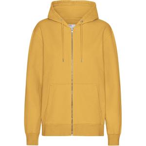 cs1007-burnedyellow-sweatshirt-med-huva-och-dragkedja-colorful-standard-classic-organic-burned-yellow-brand-gul