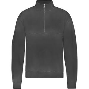 cs1014-fadedblack-sweatshirt-med-1-4-dragkedja-colorful-standard-organic-faded-black-blekt-svart