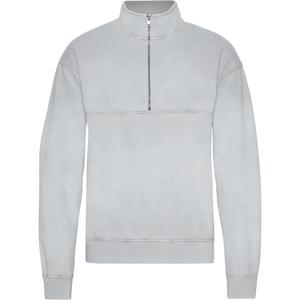 cs1014-fadedgrey-sweatshirt-med-1-4-dragkedja-colorful-standard-organic-faded-grey-blekt-gra