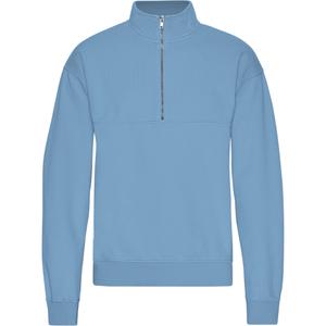 cs1014-seasideblue-sweatshirt-med-1-4-dragkedja-colorful-standard-organic-seaside-blue-havsbla