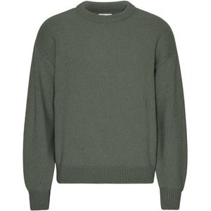 cs5088-dustyolive-jumper-med-rund-halsringning-colorful-standard-dusty-olive-dammig-oliv
