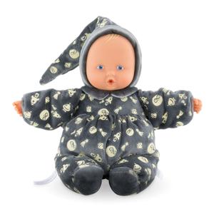 9000020120-doudou-corolle-babipouce-brille-dans-la-nuit-svart-28-cm