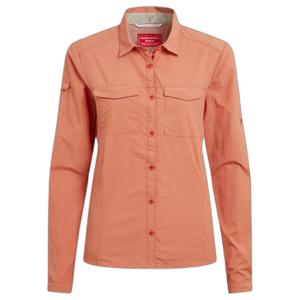 cws534-14x-langarmad-blus-for-kvinnor-craghoppers-nosilife-adventure-iii-red-sandstone