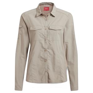 cws534-kd7-langarmad-blus-for-kvinnor-craghoppers-nosilife-adventure-iii-soft-mushroom