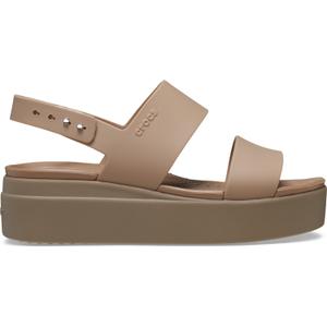 206453-2el-dammsandaler-crocs-brooklyn-low-wedge-latte-mushroom