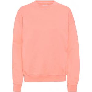 cs1012-brightcoral-sweatshirt-med-rund-halsringning-colorful-standard-organic-oversized-bright-coral-ljus-korall