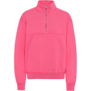 cs1014-bubblegumpink-sweatshirt-med-1-4-dragkedja-colorful-standard-organic-bubblegum-pink-bubbelgumsrosa