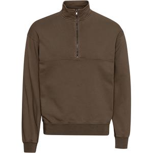 cs1014-cedarbrown-sweatshirt-med-1-4-dragkedja-colorful-standard-organic-cedar-brown-cederbrun