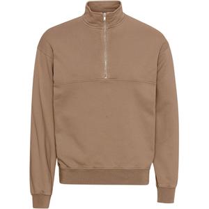 cs1014-desertkhaki-sweatshirt-med-1-4-dragkedja-colorful-standard-organic-desert-khaki-oken-khaki