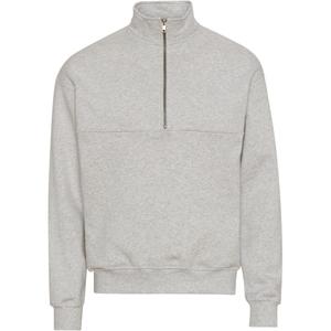 cs1014-heathergrey-sweatshirt-med-1-4-dragkedja-colorful-standard-organic-heather-grey-ljunggra