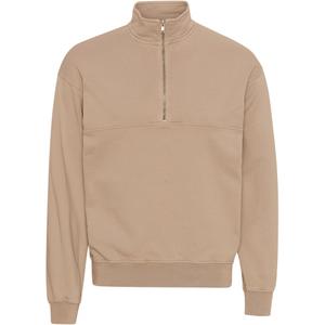 cs1014-honeybeige-sweatshirt-med-1-4-dragkedja-colorful-standard-organic-honey-beige-honungsbeige