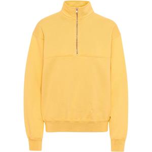 cs1014-lemonyellow-sweatshirt-med-1-4-dragkedja-colorful-standard-organic-lemon-yellow-citrongul