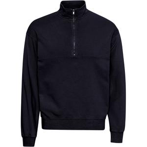 cs1014-navyblue-sweatshirt-med-1-4-dragkedja-colorful-standard-organic-navy-blue-marinbla