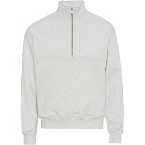 cs1014-snowmelange-sweatshirt-med-1-4-dragkedja-colorful-standard-organic-snow-melange-snomelange